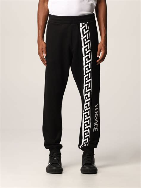 versace loose print pants collection|versace pants men's.